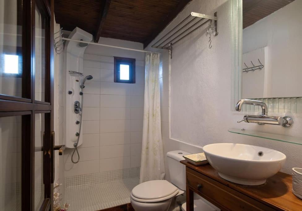 Traditionelles Appartement Athos Shadow Am Meer Paralia Sikias Exteriér fotografie
