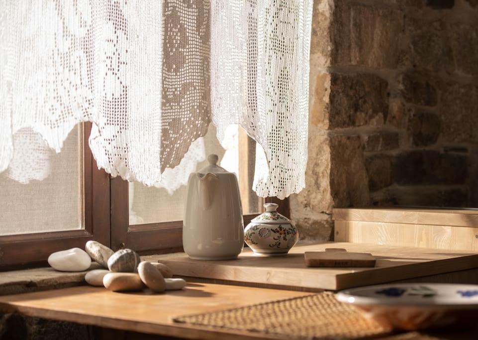 Traditionelles Appartement Athos Shadow Am Meer Paralia Sikias Exteriér fotografie