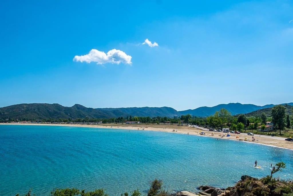 Traditionelles Appartement Athos Shadow Am Meer Paralia Sikias Exteriér fotografie