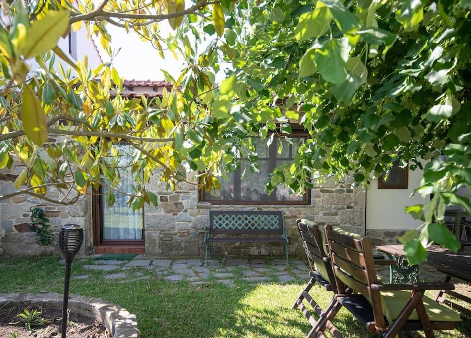 Traditionelles Appartement Athos Shadow Am Meer Paralia Sikias Exteriér fotografie